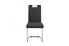 Paladin Dining Chair Grey Fabric (set Of 2)
