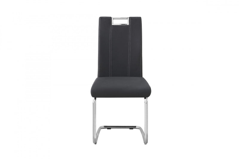 Paladin Dining Chair Grey Fabric (set Of 2)