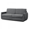 Enzo 73 in. Fabric Italian Sofa Bed with Memory Foam Mattress and Rounded Arms - Dark Grey | Enzo 73 po. Canape-lit italien en tissu avec matelas mousse memoire et accoudoirs arrondis - Gris fonce