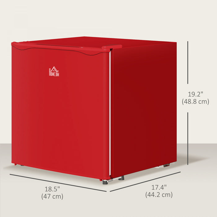 HOMCOM 1.1 Cubic Feet Compact Mini Freezer with Adjustable Temperature