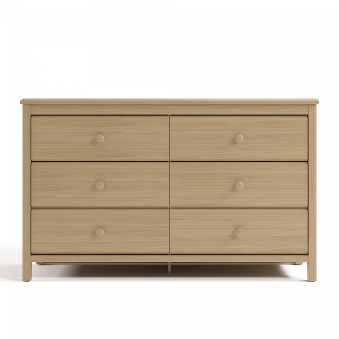 Storkcraft Alpine 6 Drawer Dresser - Driftwood