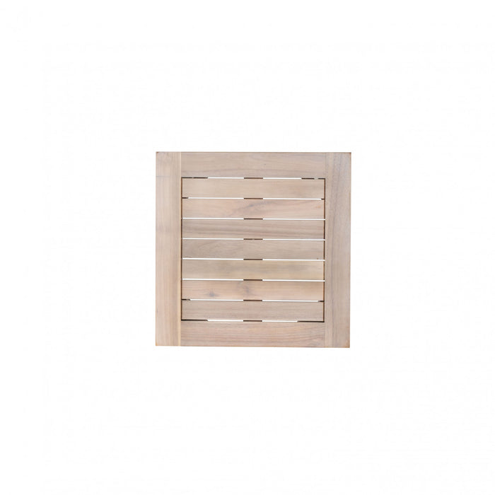 Teagon Outdoor Side Patio Occasional Table - Natural