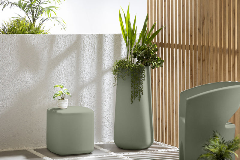 Dalya Outdoor Side Table - Sage Green