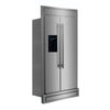 Forno Salerno 36-inch Side-by-Side Refrigerator in Stainless Steel with Grill, 20 cu.ft - FFRBI1844-40MG | Refrigerateur cote a cote Salerno de 36 po en acier inoxydable avec grille, 20 pi³ – FFRBI1844-40MG
