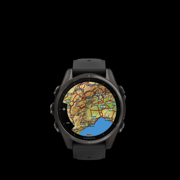 Garmin Fēnix 8 Amoled Sapphire Smartwatch 43mm - Gps, Compass, Gyroscope And Barometric Altimeter 