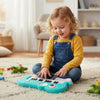 Costway 25-Key Kids Piano Keyboard Elephant Shape Toy Digital Piano with Built-in Music & Light Blue