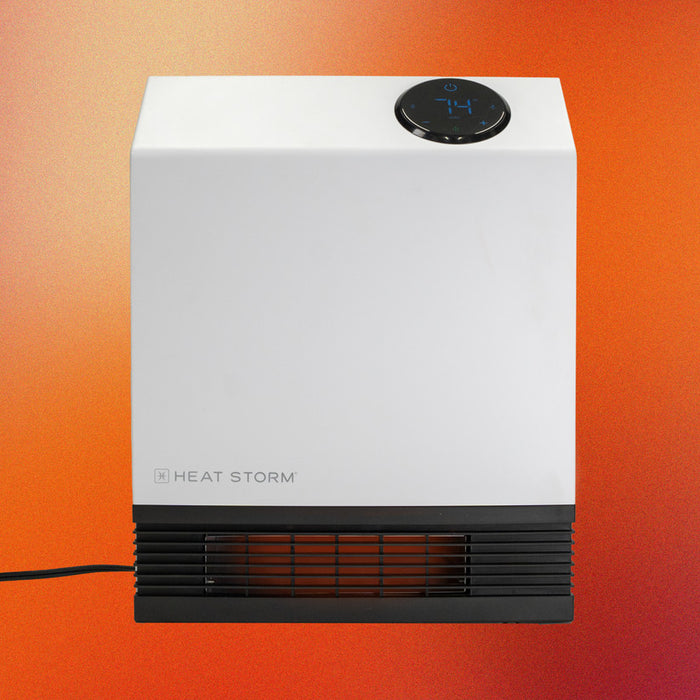 Heat Storm 1000W Infrared Wall Mount Electric Heater with Wi-Fi Personal Heater