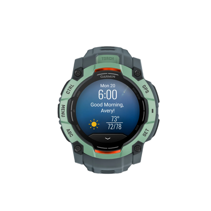 Garmin Instinct 3 Amoled Smartwatch 50 Mm - Rugged Militart Spec 810, Compass, Barometric Altimeter 