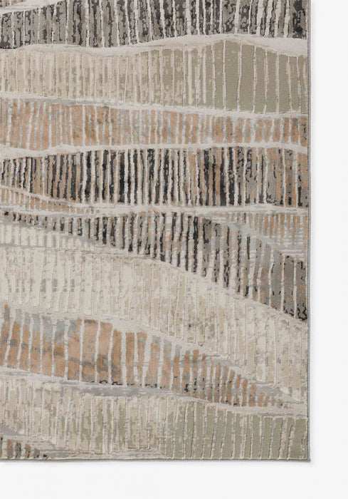 Briar Contemporary 7'9\" x 9'10\" Area Rug in Grey Indoor Area Rug