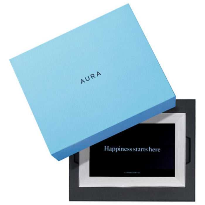 Aura Carver Digital Photo Frame - Sea Salt