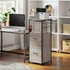Vinsetto Filing Cabinet with Hanging Bars for Letter A4 Distressed Grey