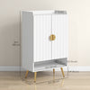 HOMCOM Narrow Shoe Cabinet for Entryway Shoe Storage Cabinet with Storage