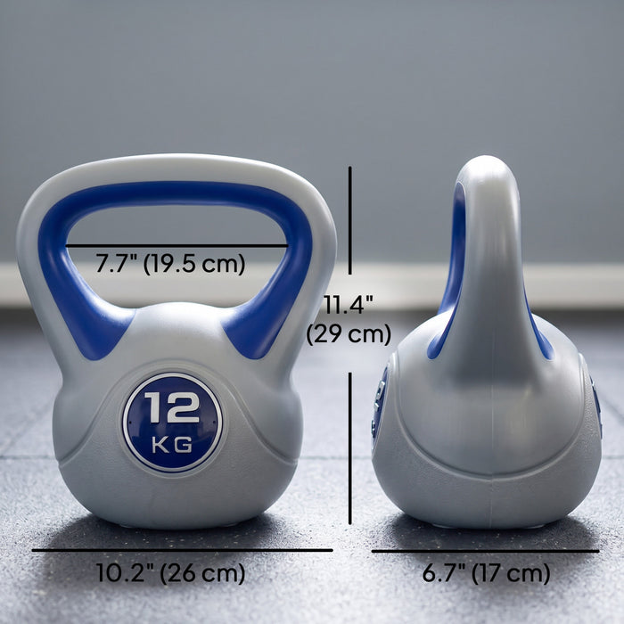 Soozier 26 lb Soft Kettlebell, Sand Filled Weight, Dark Blue