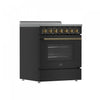 Forno Paolo 30" Black Electric Range, 4.38 CU.FT. - FFSEL6011-30BLK | Cuisiniere electrique noire Paolo 30 po, 4,38 pi³ - FFSEL6011-30WHT