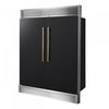 Forno Maderno 60 Inch Convertible Refrigerator/Freezer in Black, Trim Grill, 27.2 cu.ft - FFFFD1722-60SG-BLK | Maderno Refrigerateur/congelateur convertible de 60 po, noir, grille decorative, 27,2 pi³ - FFFFD1722-60SG-BLK