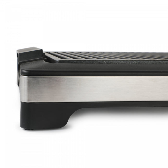 CHK Series Commercial Chef Indoor Electric Grill, CHIG20B, Black/Stainless Steel