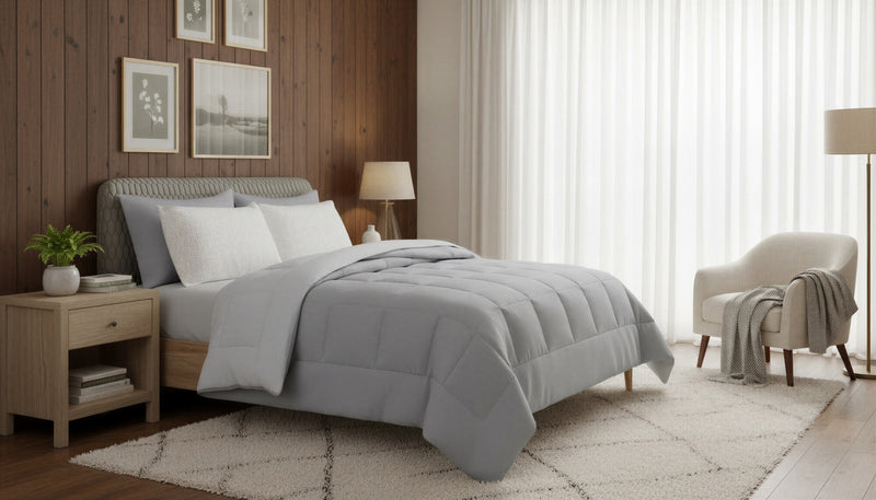 7-Piece Double Reversible Comforter Set