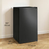 HOMCOM 2.1 Cubic Feet Compact Mini Freezer with Adjustable Temperature