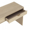 Evelyn Modern 60" Writing Desk in Natural (2-Drawer) | Bureau d’ecriture moderne Evelyn 60" en bois naturel (2 tiroirs)