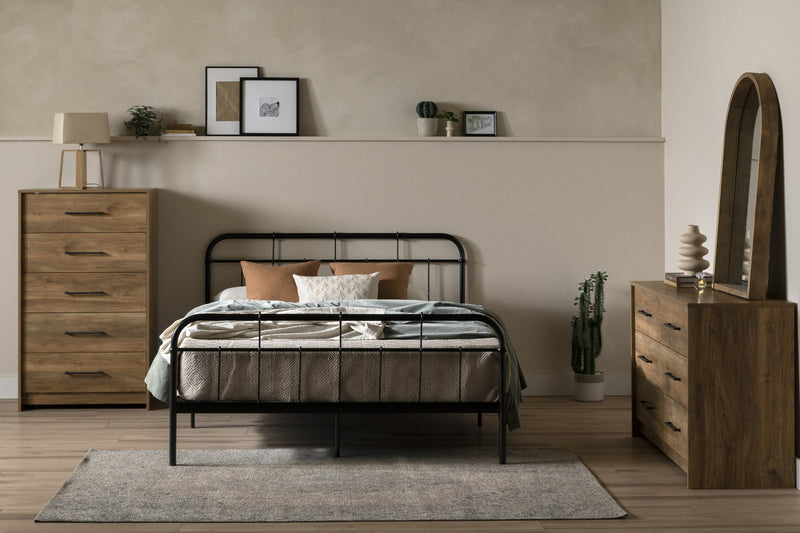 Londen 5-drawer Chest - Natural Mango 
