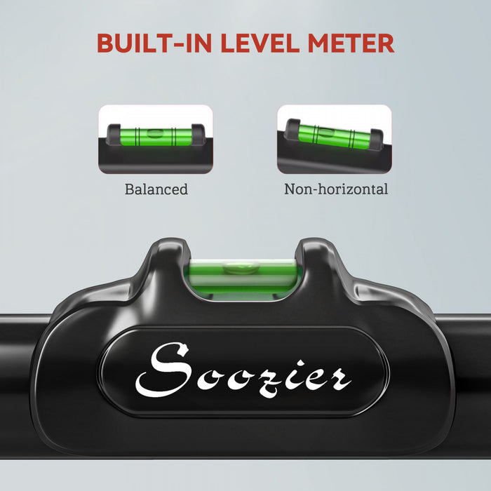 Soozier Pull Up Bar Doorway, Chin Up Bar with 37.8\"-51.2\" Width Adjustable