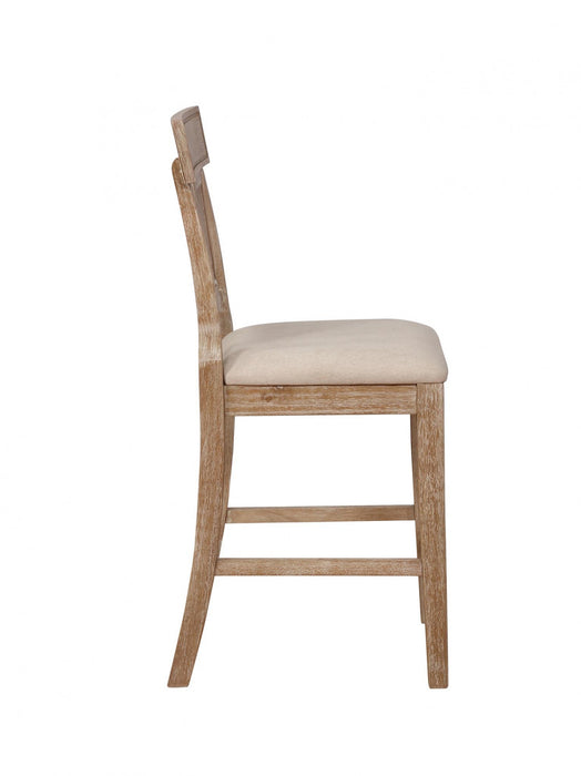 Rylan Fabric Counter-Height Stool - Natural