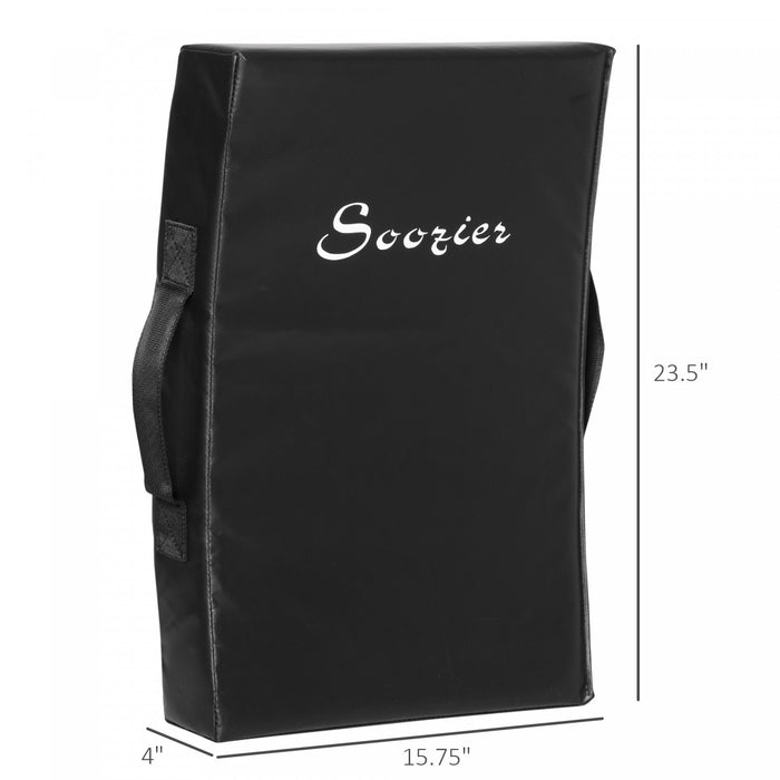 Soozier Boxing Kick Pads, Black