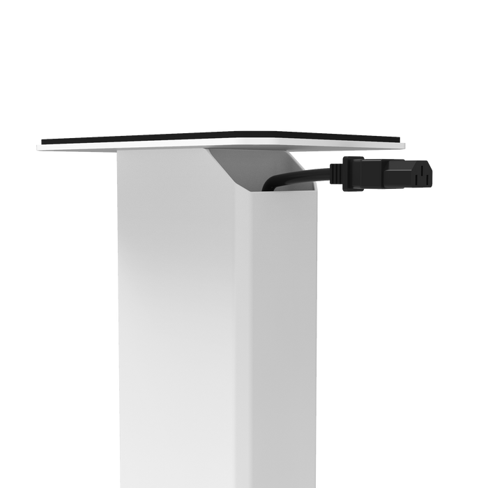Kanto SX26 26\" Fillable Speaker Stands with Isolation Feet and Fillable Channel - Pair, White