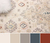 Rococo Ivory Runner Area Rug - 2'8" X 8'2"  | Carpette longue Rococo ivoire - 2 pi 8 po x 8 pi 2 po