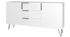 Manhattan Comfort Beekman 62.99” Sideboard with 4 Shelves - White