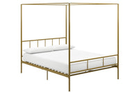 Novogratz Marion Queen Canopy Bed - Gold