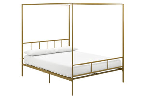 Novogratz Marion Queen Canopy Bed - Gold