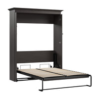 Bestar Versatile 66 W Full Murphy Bed - Deep Grey