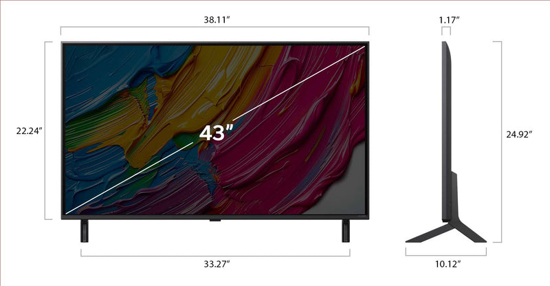 LG 43\" QNED AI QNED80 4K Smart TV (43QNED80AUA.ACC)