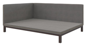 DHP Mid-Century Linen Modern Queen Daybed - Grey