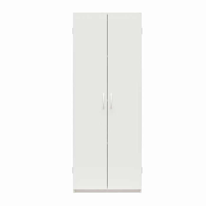 Ameriwood Home 60\" 2-Door Storage Cabinet - White