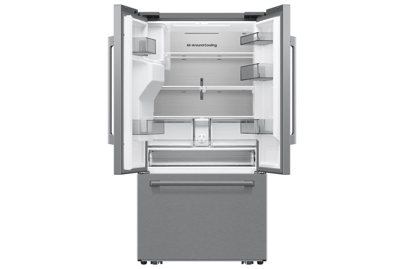 Samsung Bespoke AI 35.88” 29 Cu. Ft. French Door Refrigerator – Fingerprint Resistant Stainless Steel  - RF70H30GERAA