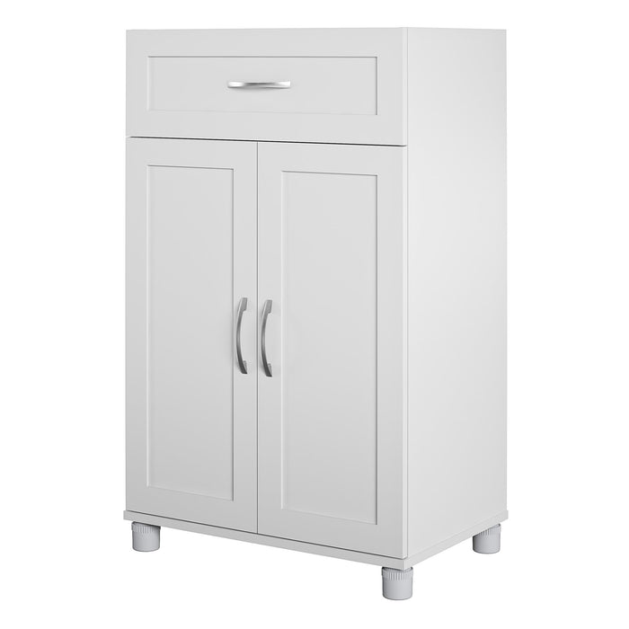 Ameriwood Home Lory Framed 2-Door/1-Drawer Base Cabinet - Dove Grey