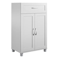 Ameriwood Home Lory Framed 2-Door/1-Drawer Base Cabinet - Dove Grey