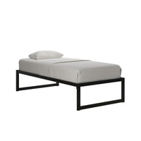 DHP Avey Modern Metal Platform Twin Bed Frame - Black