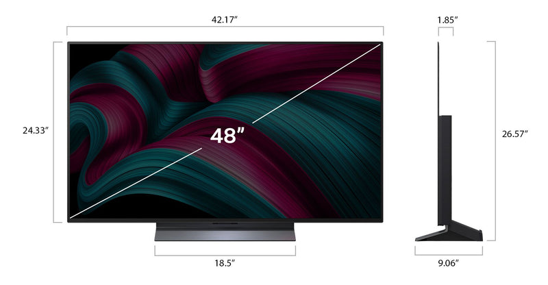 LG 48\" C5 4K OLED evo AI Smart TV