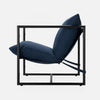 Aidan Metal Frame Sling Accent Chair with Cushions - Navy | Aidan fauteuil d’appoint à sangle avec cadre en métal et coussins - Bleu marine