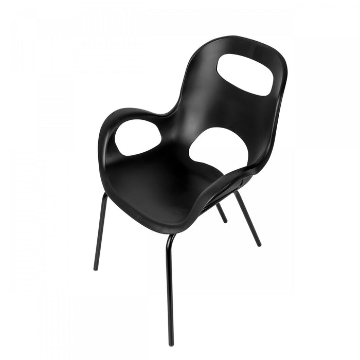 Umbra Modern Oh Accent Chair - Matte Black