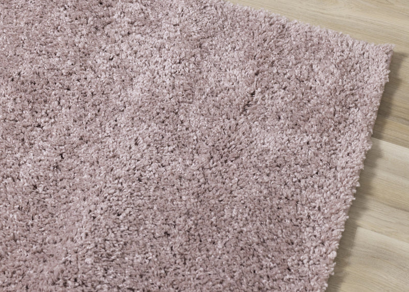 Taylor Pink Comfort Shag Rug, 3'11\" x 5'11\" Oval Indoor Area Rug