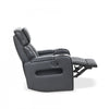 Kingsley 58 in. Leather Match Power Reclining Loveseat with Armrest Storage and USB - Black | Causeuse inclinable electrique Kingsley de 58 po en cuir assorti avec rangement dans les accoudoirs et USB - Noir