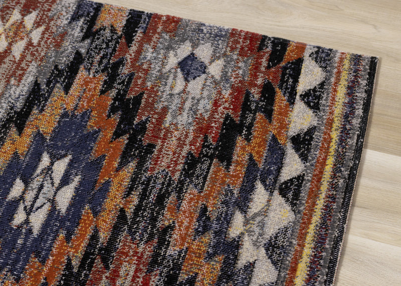 Spring Bright Southwest Outdoor Area Rug - 6'7\" x 9'6\"