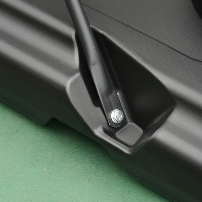 Soozier Portable Basketball Hoop With Backboard, Wheels, 8-10 Ft, Black