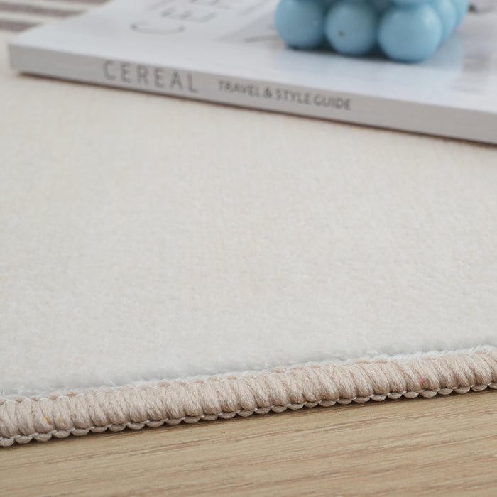 Aqua Pista Washable Non-slip Low Pile Area Rug 8'x10'
