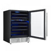 Forno Bacchino 24"Wine Cooler, Stainless Steel, 51 Bottle Capacity- FWCDR6634-24S | Refroidisseur a vin Bacchino de 24" en acier inoxydable, capacite de 51 bouteilles-FWCDR6634-24S