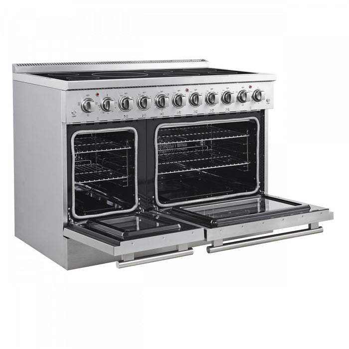 Forno Paolo 48 Inch Freestanding Electric Range, Stainless Steel, 6.7 cu.ft. - FFSEL6011-48